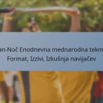 Dan-Noč Enodnevna mednarodna tekma: Format, Izzivi, Izkušnja navijačev