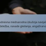 Enodnevna mednarodna izkušnja navijačev: Udeležba, navade gledanja, angažiranost