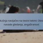 Izkušnja navijačev na testni tekmi: Obisk, navade gledanja, angažiranost
