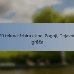 T20 tekma: Izbira ekipe, Pogoji, Dejavniki igrišča
