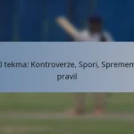 T20 tekma: Kontroverze, Spori, Spremembe pravil
