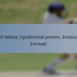 T20 tekma: Zgodovinski pomen, Evolucija, Formati