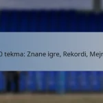 T20 tekma: Znane igre, Rekordi, Mejniki