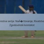 Testna serija: Načrtovanje, Rivalstva, Zgodovinski kontekst