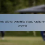 Testna tekma: Dinamika ekipe, Kapitanstvo, Vodenje