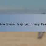 Testna tekma: Trajanje, Inningi, Pravila