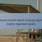 Zgodovina testnih tekem: Evolucija, ključni mejniki, legendarni igralci